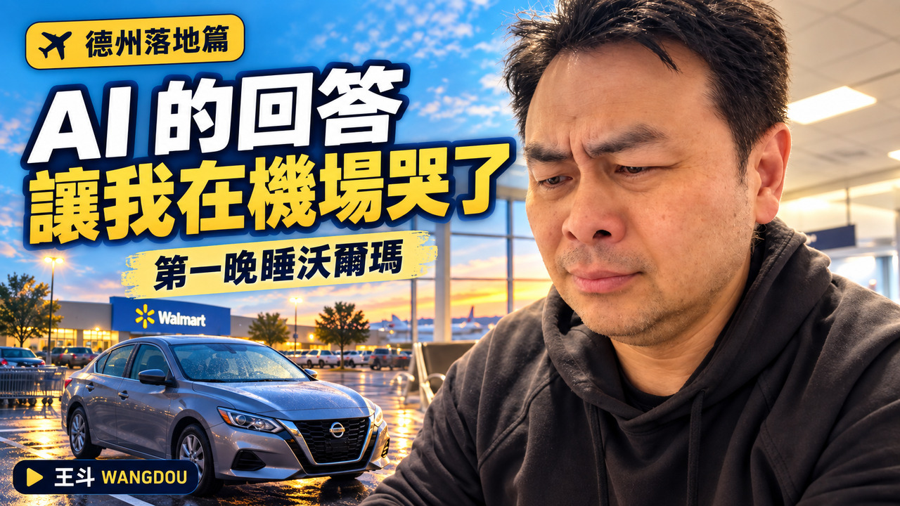 AI 的回答讓我在機場哭了|德州落地實驗